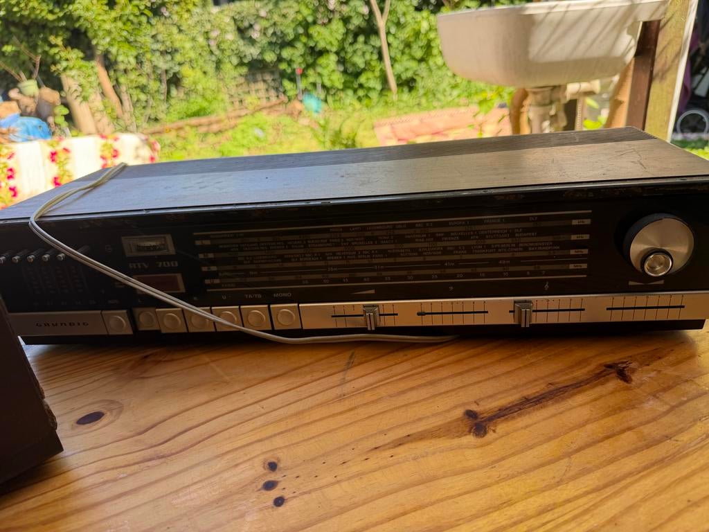 Vintage Grundig RTV 700 Radio - Klassieke Ontvanger, Ophalen of Verzenden, Gebruikt, Radio