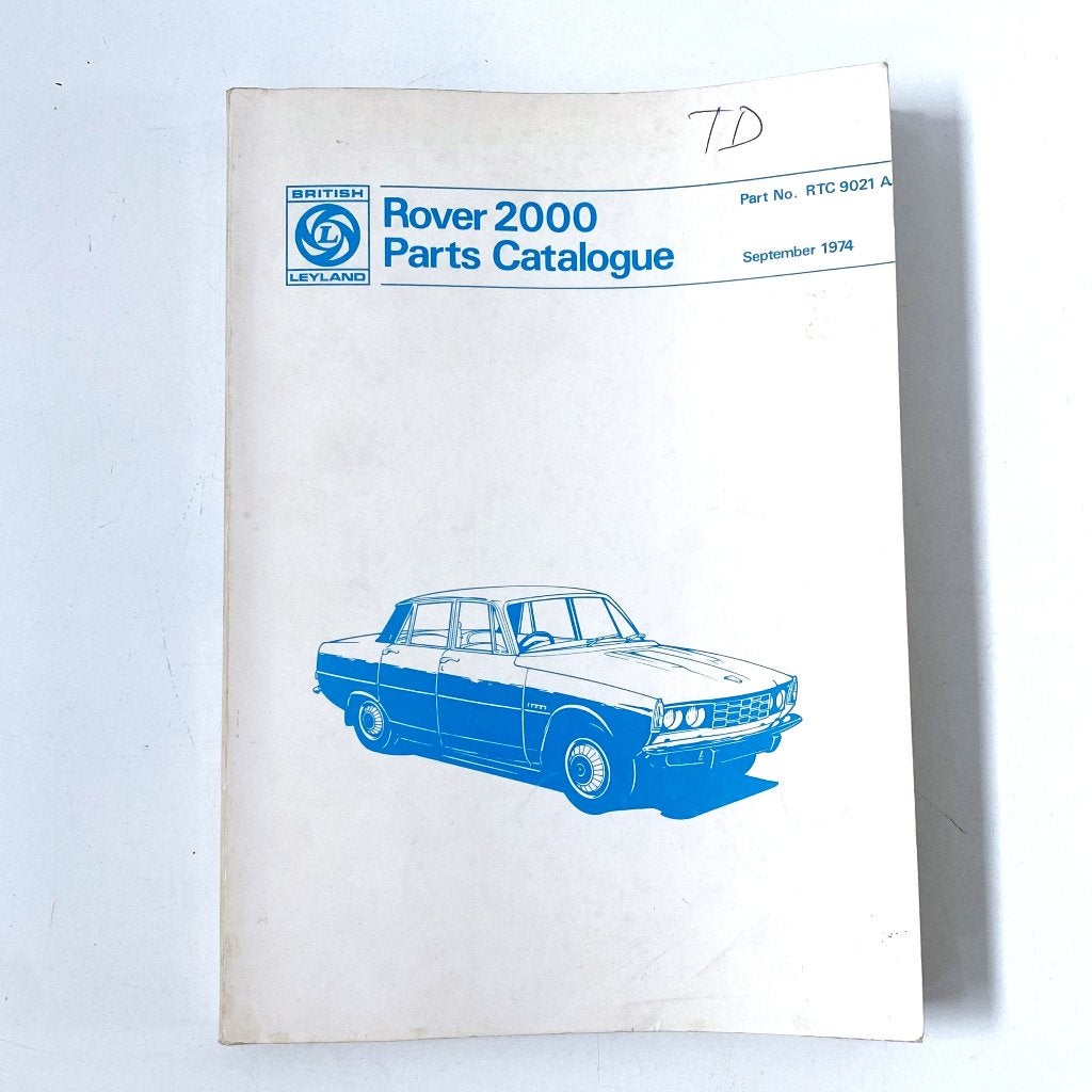 Rover 2200 P6 parts catalogue 1974, Verzenden