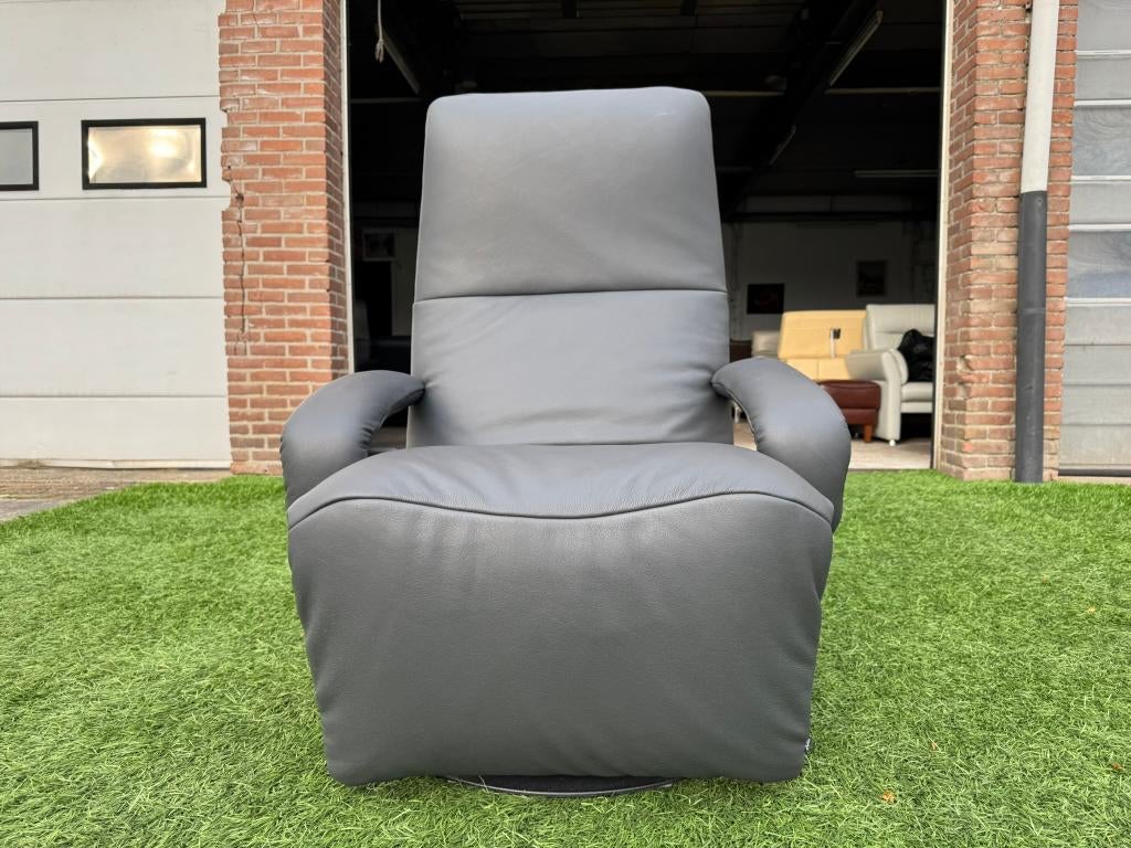 Jori Yoga JR-3390 design relax fauteuil stoel grijs leer, Ophalen, Jori, Geen, Pahest@hotmail.nl