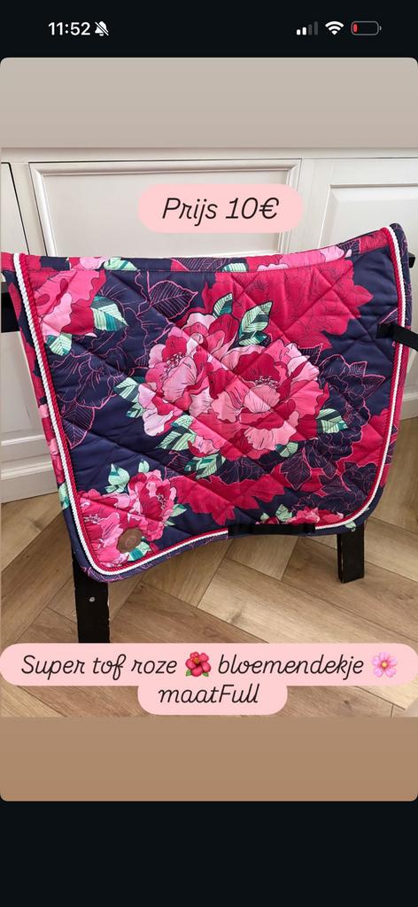 Mooi  bloemen dekje maat full, Sieraden, Tassen en Uiterlijk, Tassen | Reistassen en Weekendtassen, 30 cm of meer, Minder dan 40 cm