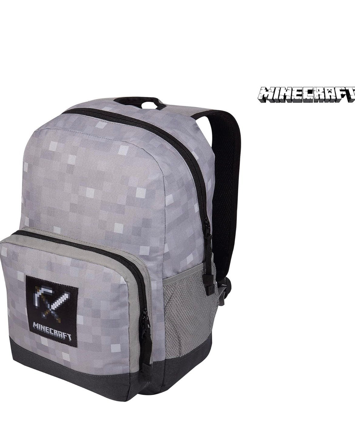 Nieuw majong minecraft rugtas rugzak schooltas, Rugtas, Ophalen of Verzenden, Grijs, Nieuw
