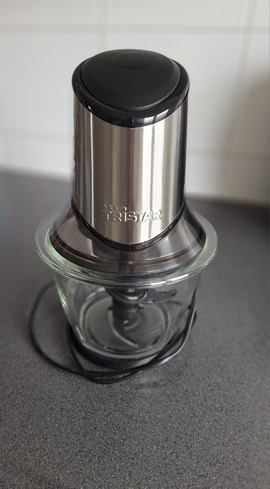 Tristar Hakmolen - Compact en Krachtig, Minder dan 1 liter, Ophalen of Verzenden, Zo goed als nieuw, 1 snelheid
