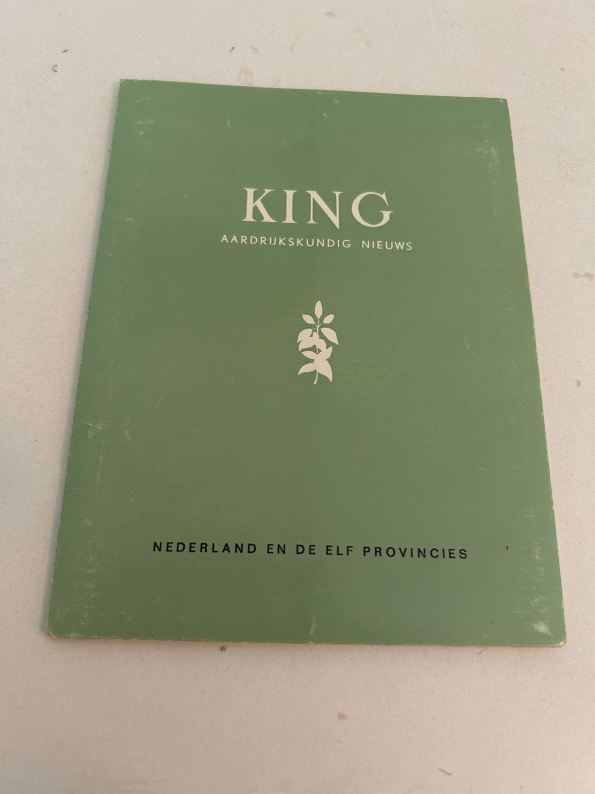 King Aardrijkskundig Nieuws - Nederland en de Elf Provincies, Gelezen, Ophalen of Verzenden, Landkaart, 1800 tot 2000