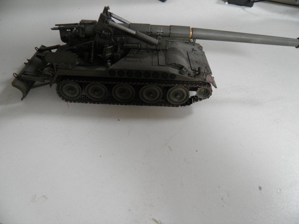US zwaar geschut 1/35, Overige merken, Gebruikt, Tank, 1:32 tot 1:50