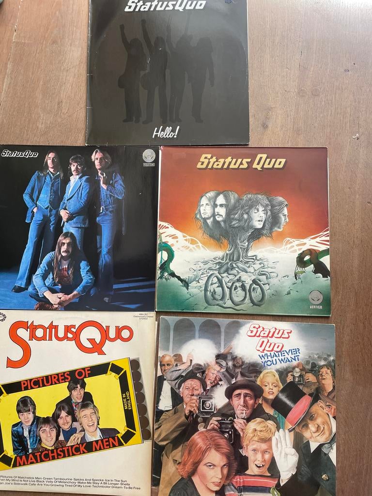 Status Quo Vinyl LP Collectie - 5 Albums, Ophalen of Verzenden, Gebruikt, 12 inch