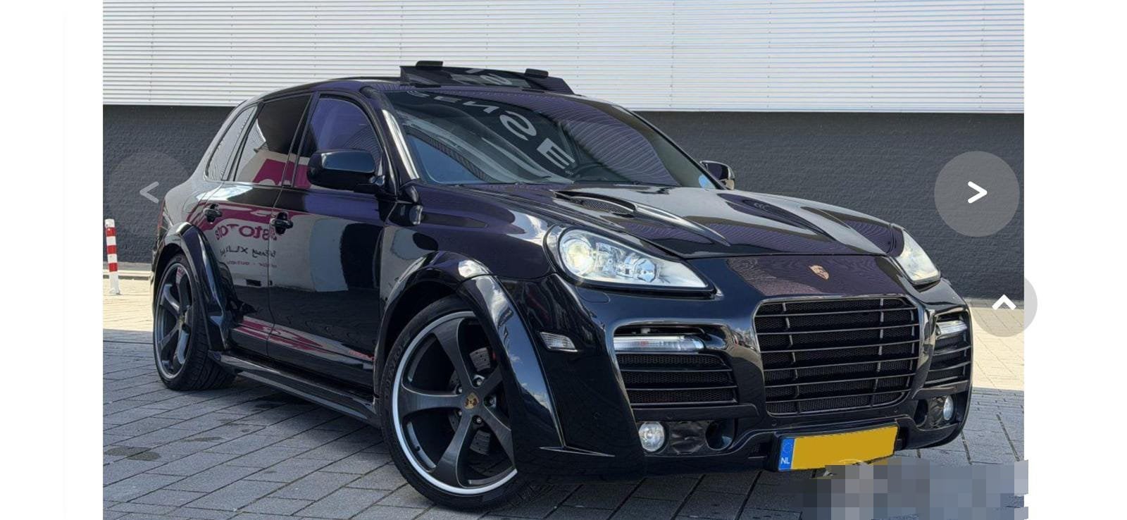 Techart Magnum 4.8 Turbo FACE LIFT Pano Tv’s VOLL!!!, Auto's, Porsche, Automaat, Cayenne, 2640 kg, Zwart