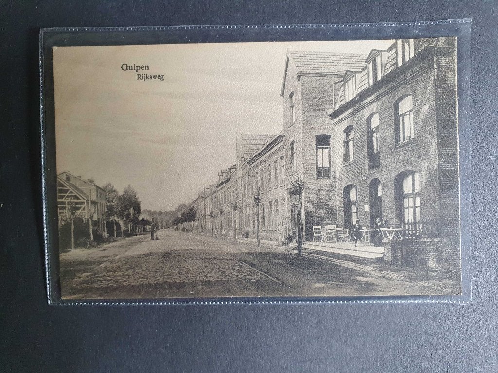ansicht GULPEN Rijksweg PRACHTKAART, Ophalen of Verzenden, Voor 1920, Limburg