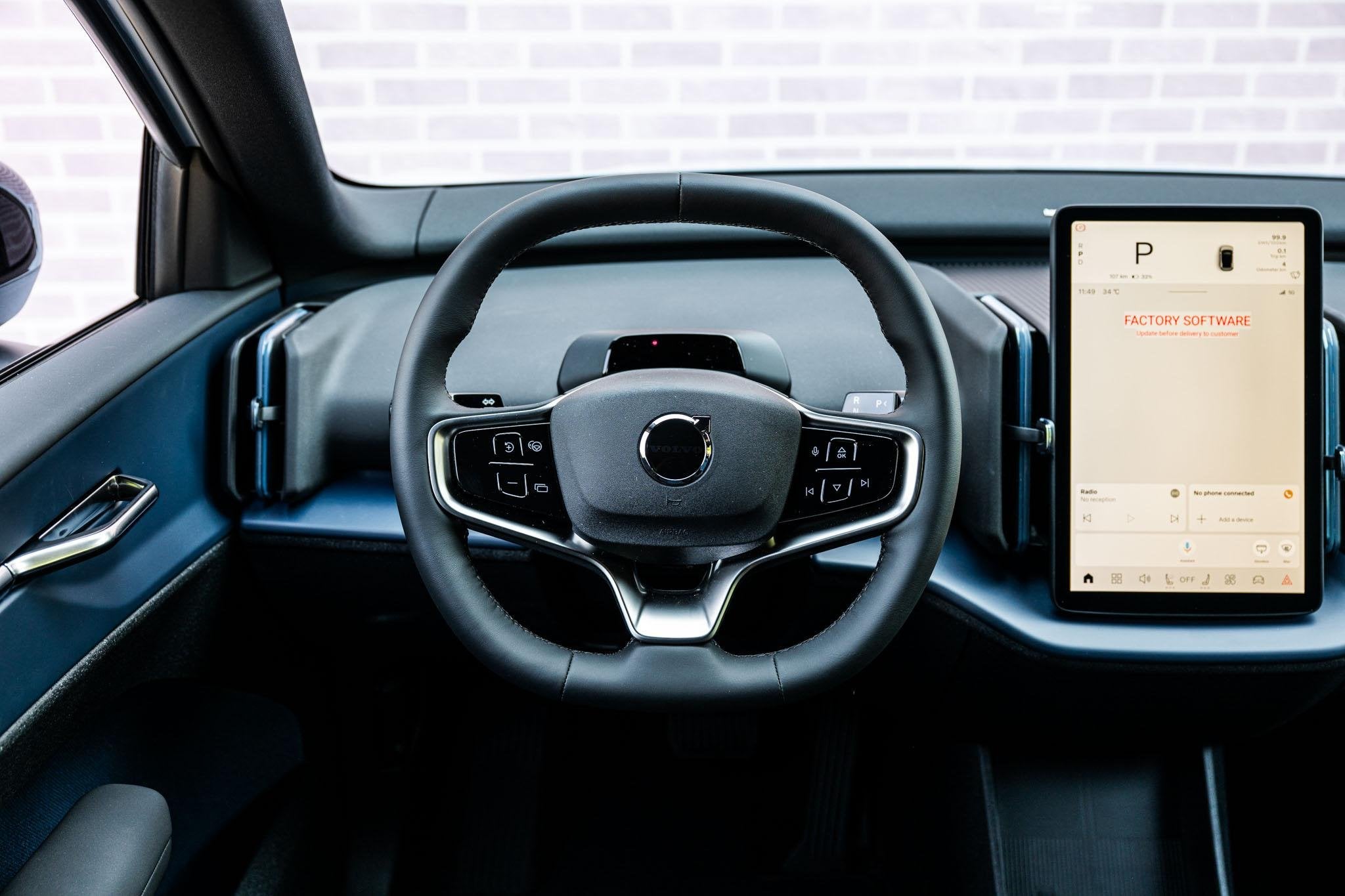 Volvo EX30 P3 Plus Europa 51 kWh | Stoel-/Stuurverwarming |, Auto's, Volvo, Automaat, Achterwielaandrijving, Blauw, Leder en Stof