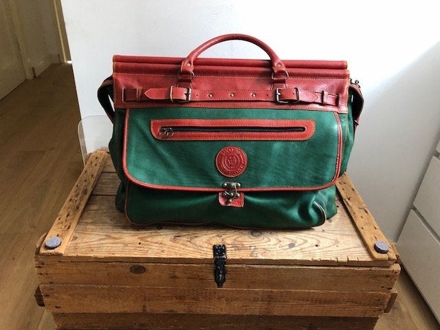 - Wolf the leather - vintage duffle weekender., 40 tot 60 cm, 30 cm of meer, Minder dan 35 cm, Ophalen of Verzenden