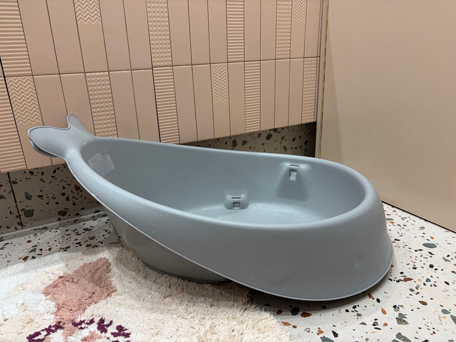 Skip Hop Moby Smart Sling 3-in-1 Babybadje - Grijs, Zo goed als nieuw, Badje, Standaard, Ophalen