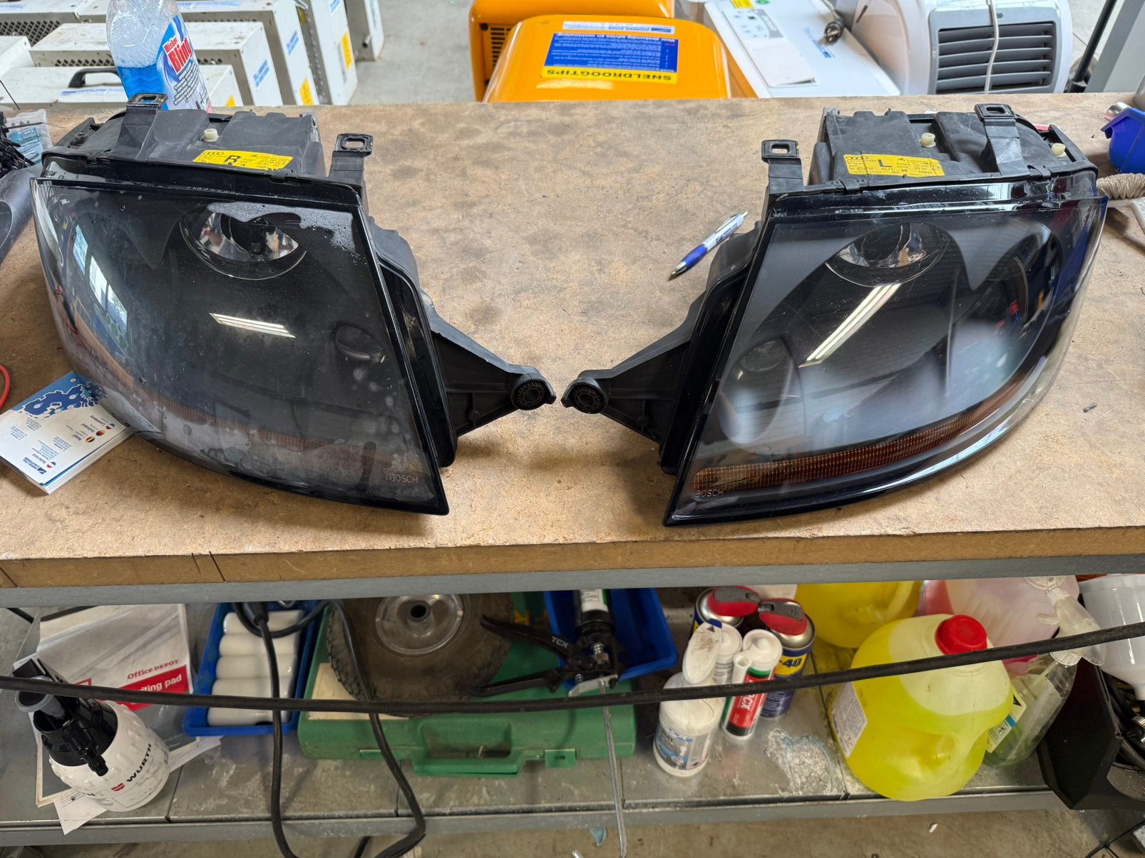 Setje koplampen Audi TT 8N xenon, Auto-onderdelen, Verlichting, Audi, Gebruikt, Ophalen