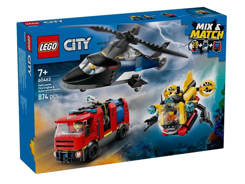 Lego City 60462 Helikopter, brandweerauto NIEUW, Lego, City, Nieuw, ReijnenTrading@outlook.com