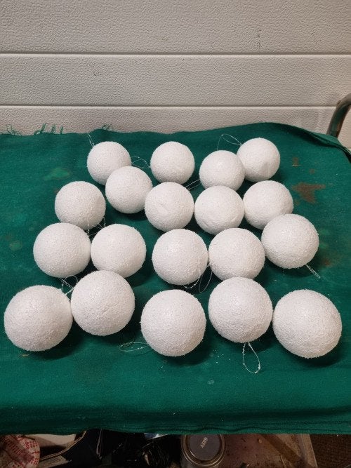 sneeuw ballen kerst 19x, Ophalen of Verzenden, 'T Olde Gre-j, Info@toldegrej.nl, Endepoelstraat 20f Didam