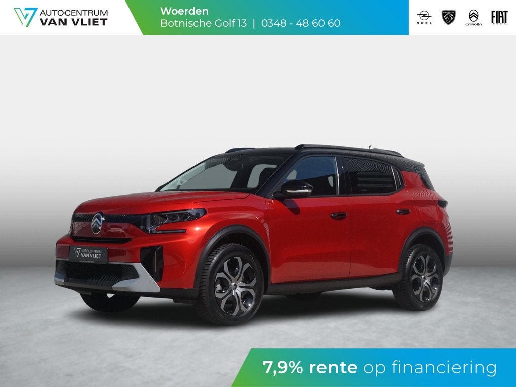 Citroen C3 Aircross 1.2 Hybrid 145pk Plus Climate control, Auto's, Citroën, Bedrijf, Te koop, C3 Aircross, ABS, Achteruitrijcamera