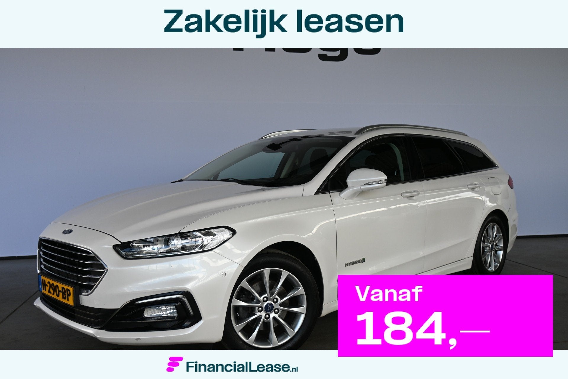 Ford Mondeo Wagon 2.0 IVCT HEV Titanium Clima Lichtmetaal Cr, Stof, Gebruikt, Origineel Nederlands, Parkeersensor