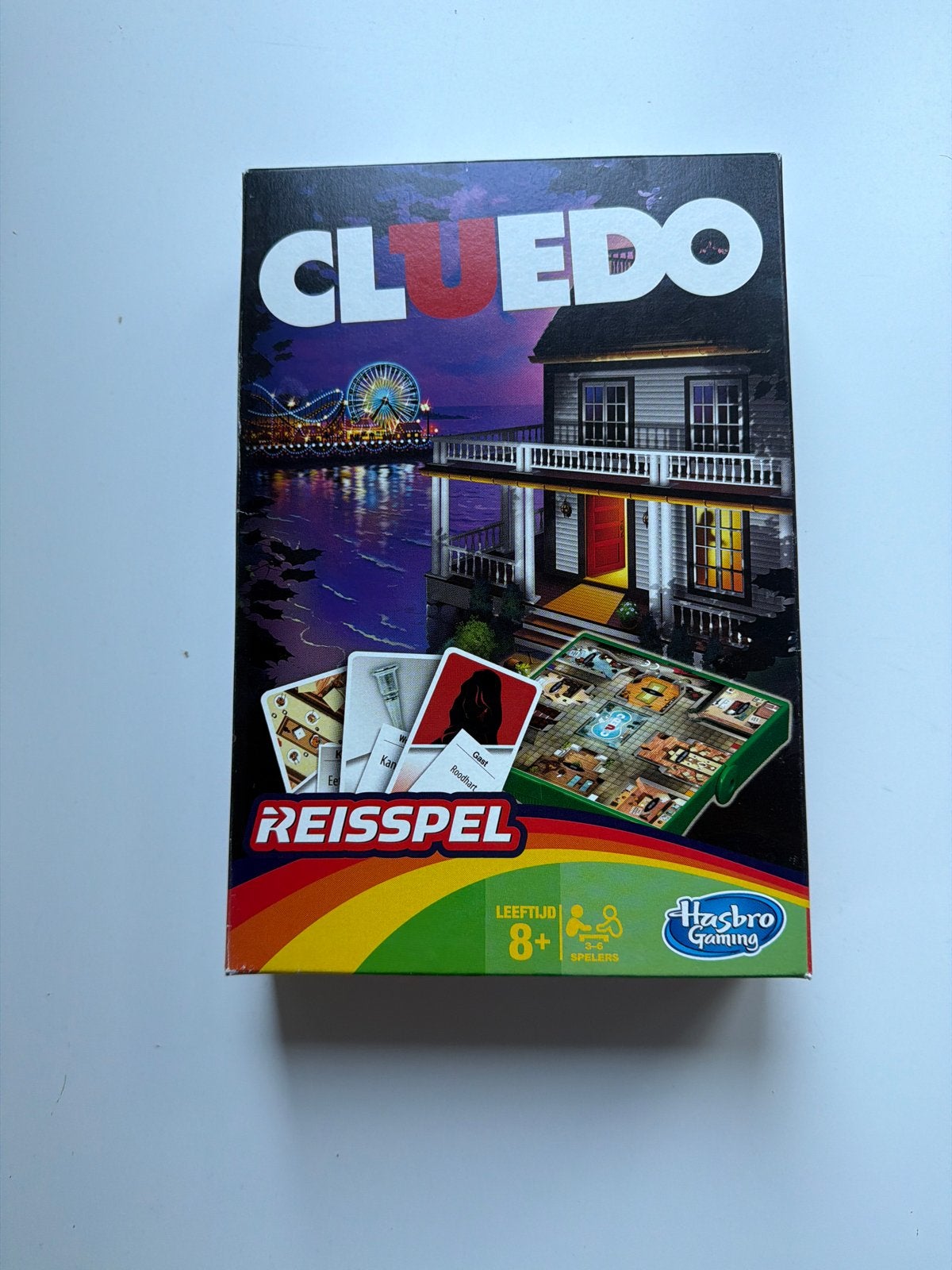 Cluedo Reisspel - Hasbro Gaming, Drie of vier spelers, Ophalen of Verzenden, Gebruikt, Reisspel