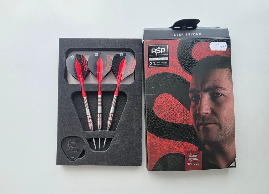 Target Darts ASP Generation Two 24g - Zo goed als nieuw, Sport en Fitness, Darts, Ophalen of Verzenden, Zo goed als nieuw, Pijlen