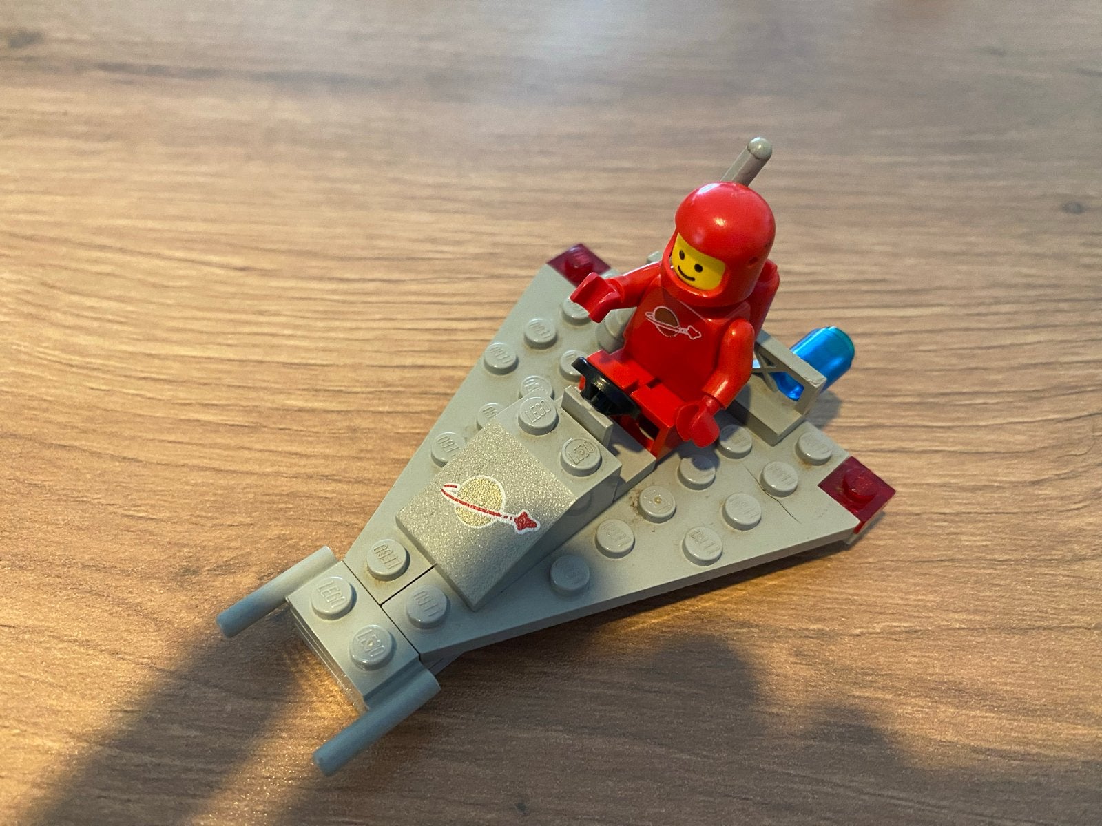 Lego Classic Space minifiguur met ruimteschip, Kinderen en Baby's, Inclusief minifiguren, Gebruikt, Lego, Ophalen of Verzenden