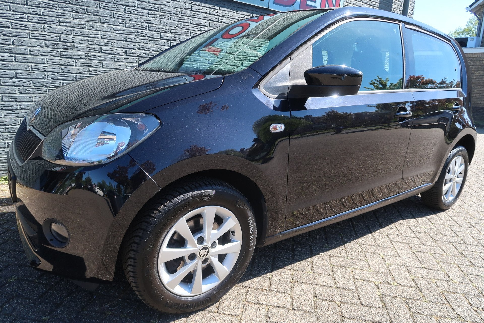 Skoda Citigo 1.0 Greentech Arctic Air Zeer nette en goed ond, Auto's, Voorwielaandrijving, Stof, Gebruikt, Zwart