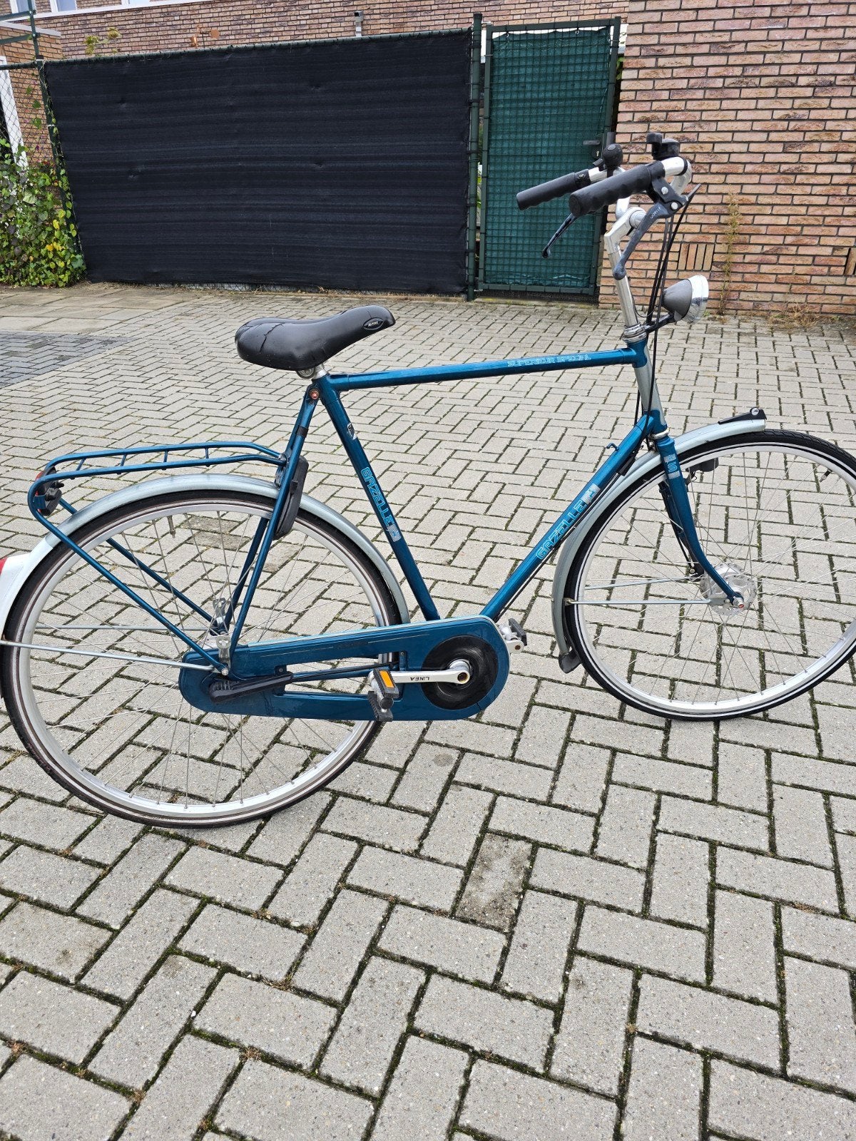 Gazelle Damesfiets 28 inch - Blauw, Fietsen en Brommers, Ophalen, Gebruikt, Versnellingen, 56 cm of meer