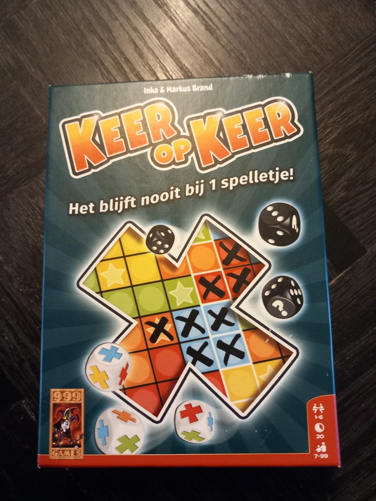 Keer op Keer dobbelspel - Het blijft nooit bij 1 spelletje!, Hobby en Vrije tijd, Gezelschapsspellen | Bordspellen, Info@999games.nl