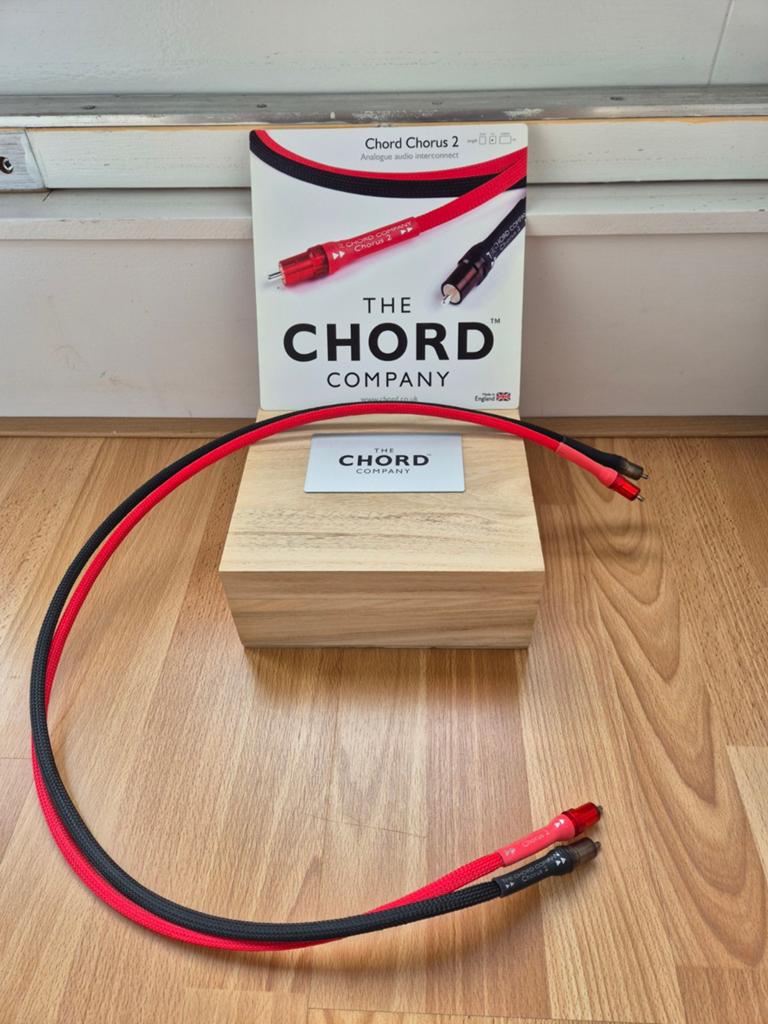 Chord Chorus 2 interlink RCA 1 meter, Ophalen of Verzenden, Zo goed als nieuw, Minder dan 2 meter, Interlink-kabel
