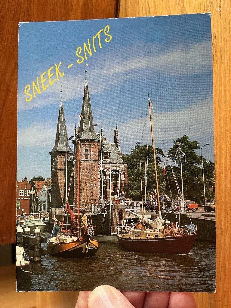 Sneek, Verzenden, 1960 tot 1980, Gelopen, Friesland