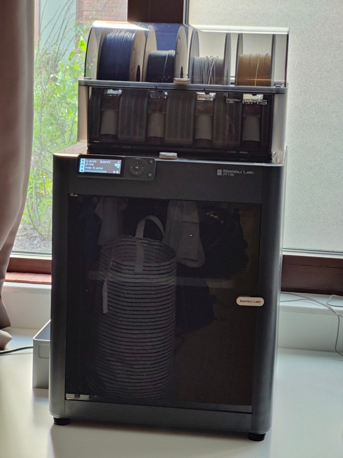 Bambu Lab P1S Combo, Computers en Software, 3D Printers, Zo goed als nieuw, Filament, Ingebouwde Wi-Fi, Ophalen