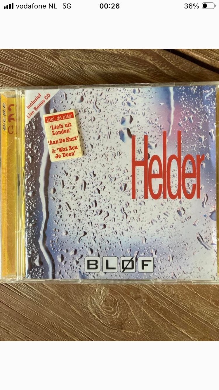 BLØF - Helder (CD) met Bonus Live CD, Ophalen of Verzenden, Zo goed als nieuw, Pop