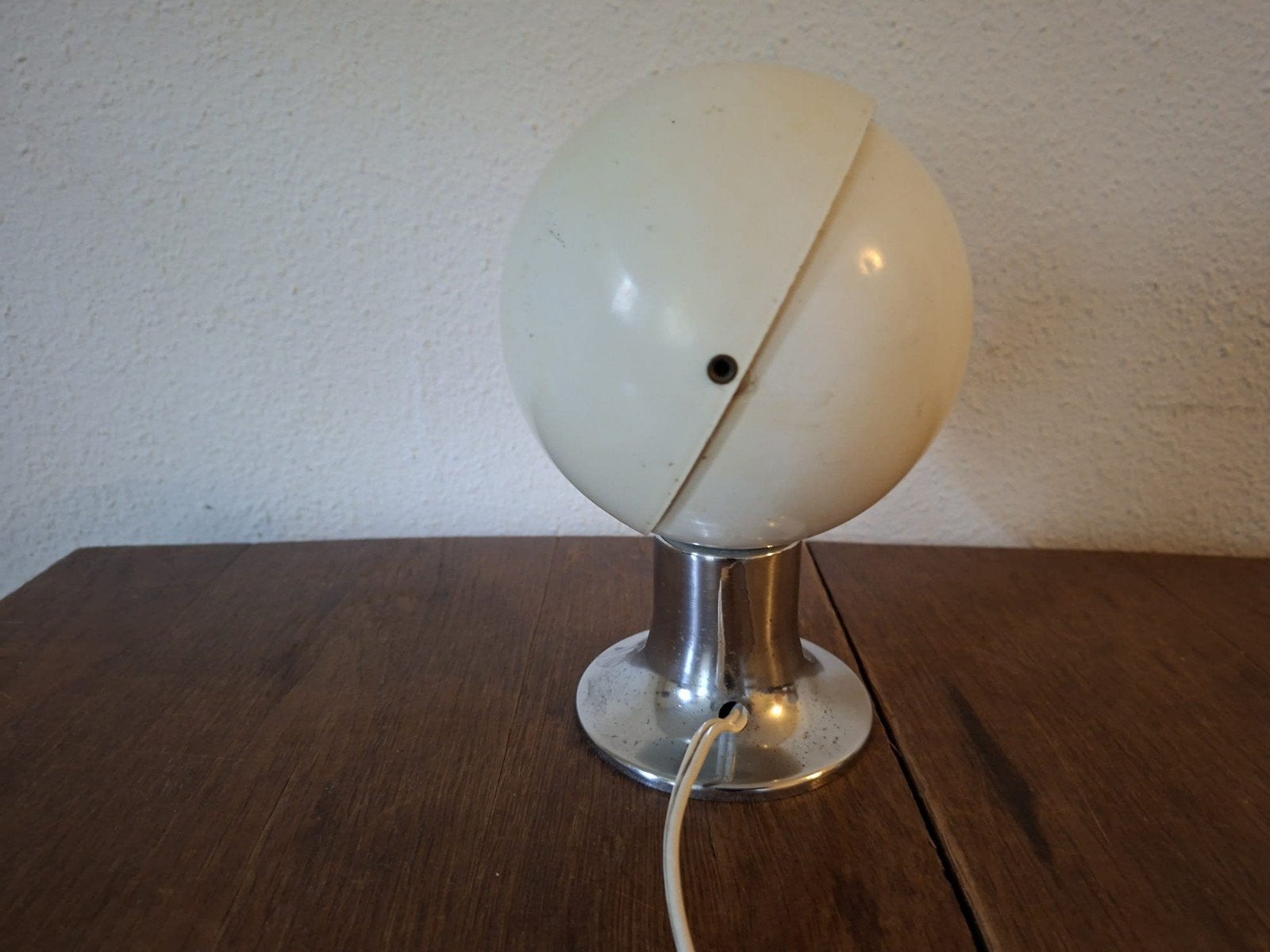 Vintage Bolvormige Eclipse Tafellamp - Space Age Design, Ophalen of Verzenden