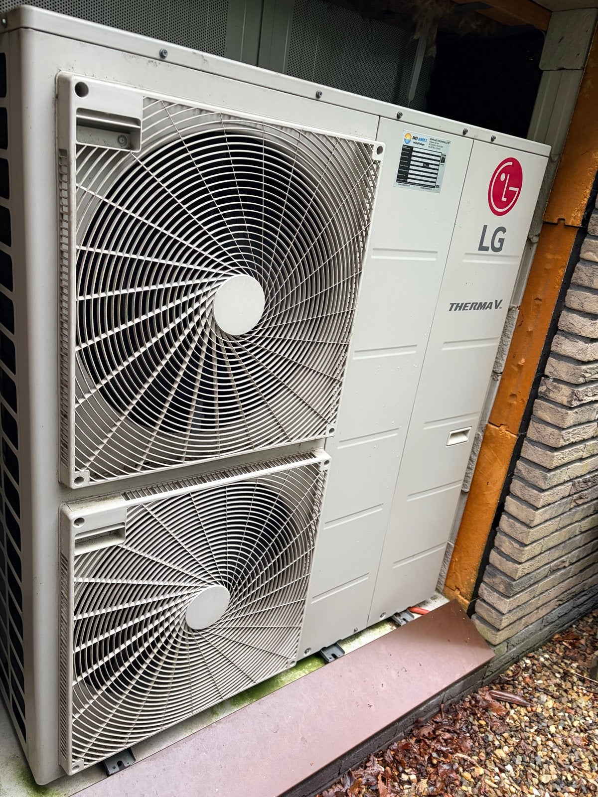 Defecte LG HM163MU33 Therma V warmtepomp (2022), Ophalen, Gebruikt, Hoog rendement (Hr), Overige typen