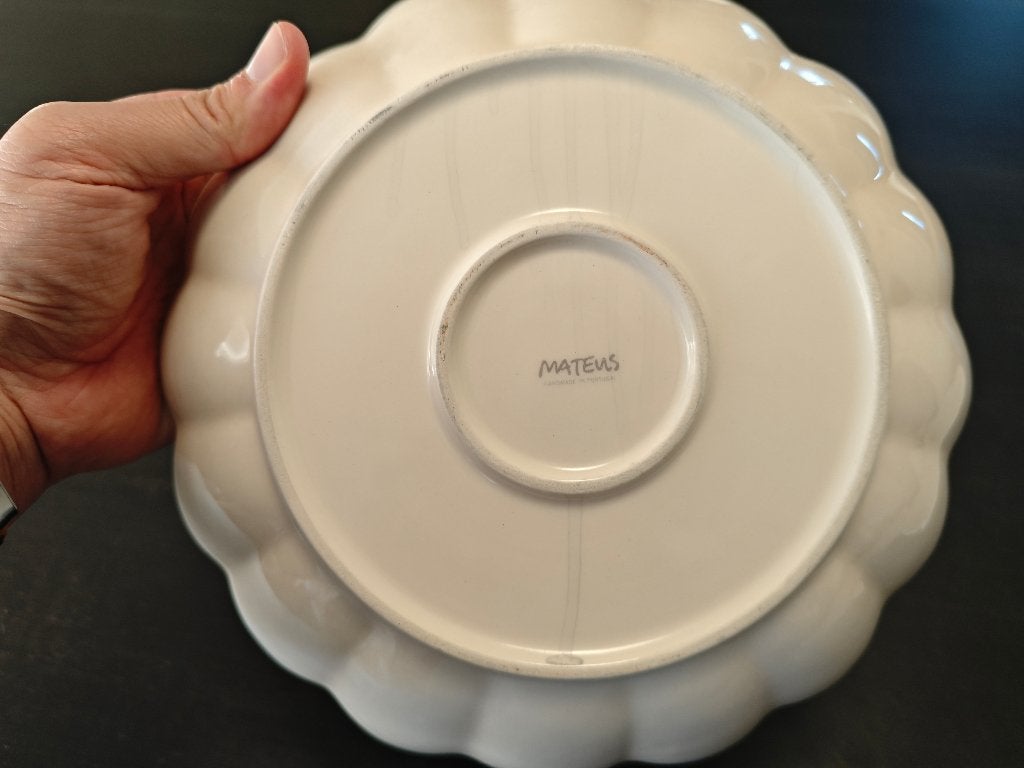 Mateus - Oyster schaal Ø24 cm – Zand, Ophalen of Verzenden, Nieuw, Overige stijlen, Schaal of Schalen