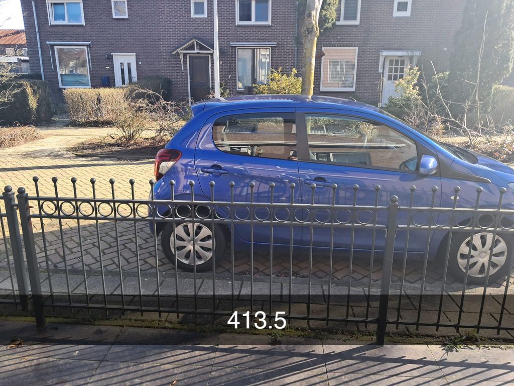Sier hekwerk met poort zonder palen 90 hoog 10 meter lang ., Met poort, Gebruikt, Ophalen of Verzenden, Sierhekwerk