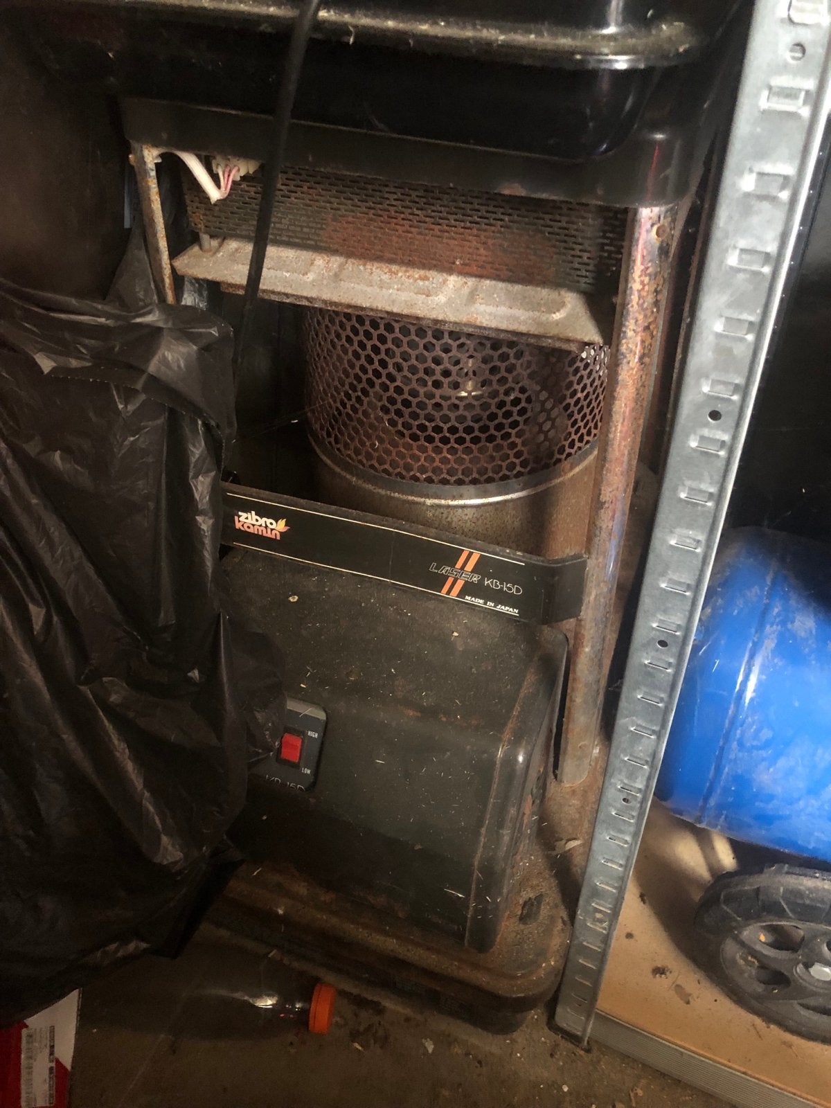 Zibro Kamin Laser KD150 minimaal 12kw super groot, Ophalen, Gebruikt, Overige brandstoffen, Petroleumkachel