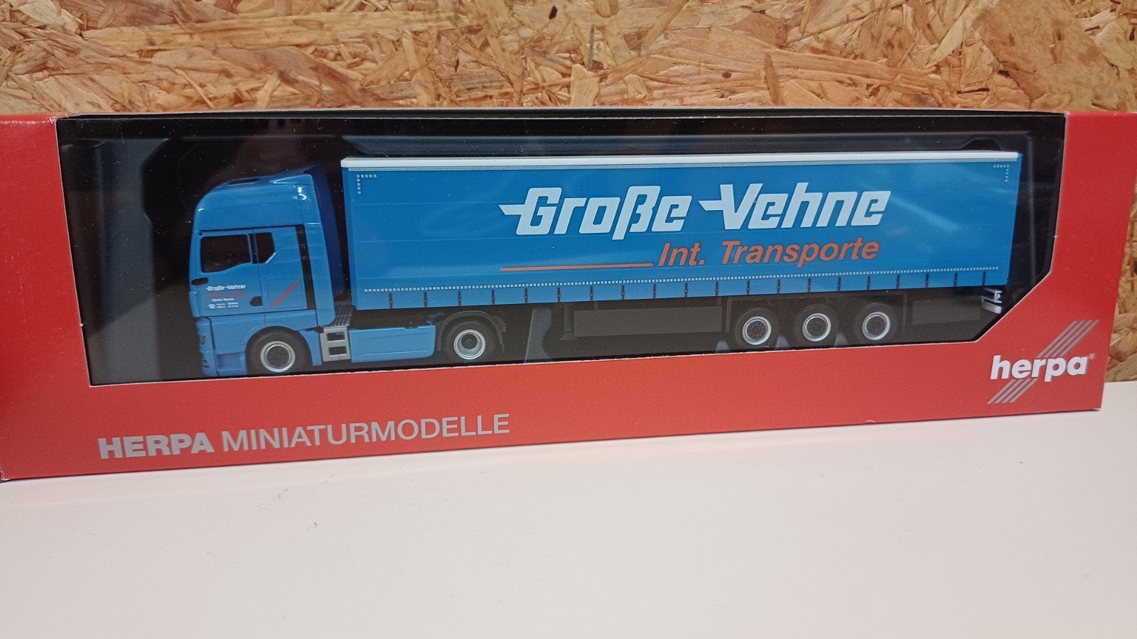 Herpa MAN TGX GX Große Vehne transport herpa 319287, Hobby en Vrije tijd, Ophalen of Verzenden, Nieuw, Bus of Vrachtwagen, Herpa