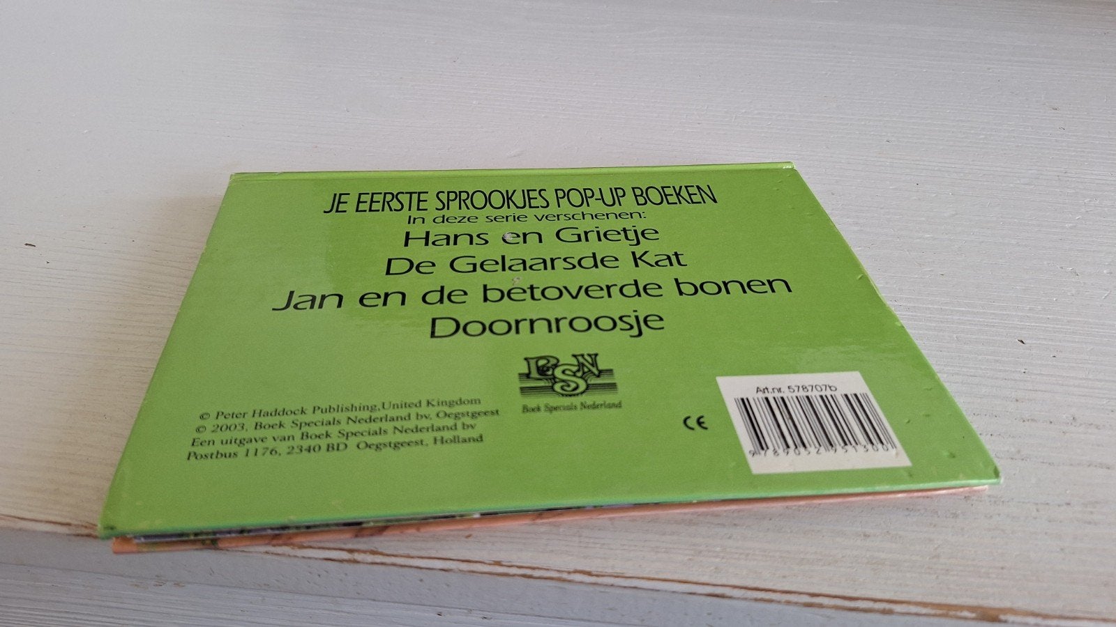 Jan en de betoverde bonen - Sprookjes pop-up boek, Ophalen of Verzenden, Gelezen, Onbekend