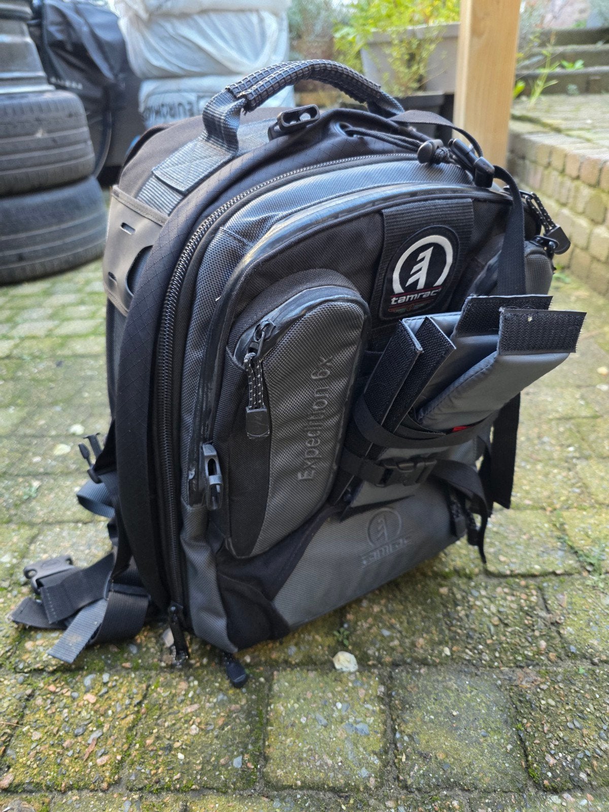 Camera tas Lenzen tas Tamrac Expedition 6, Gebruikt, Statiefbevestiging, Rugtas, Ophalen of Verzenden
