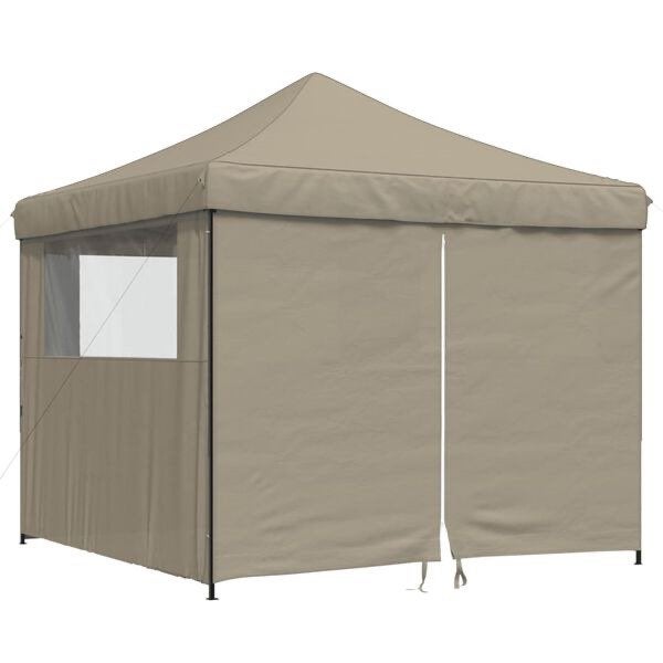 Partytent 3x3 easy pop-up taupe-nieuw-, Partytent, Minder dan 4 meter, Nieuw, Opvouwbaar