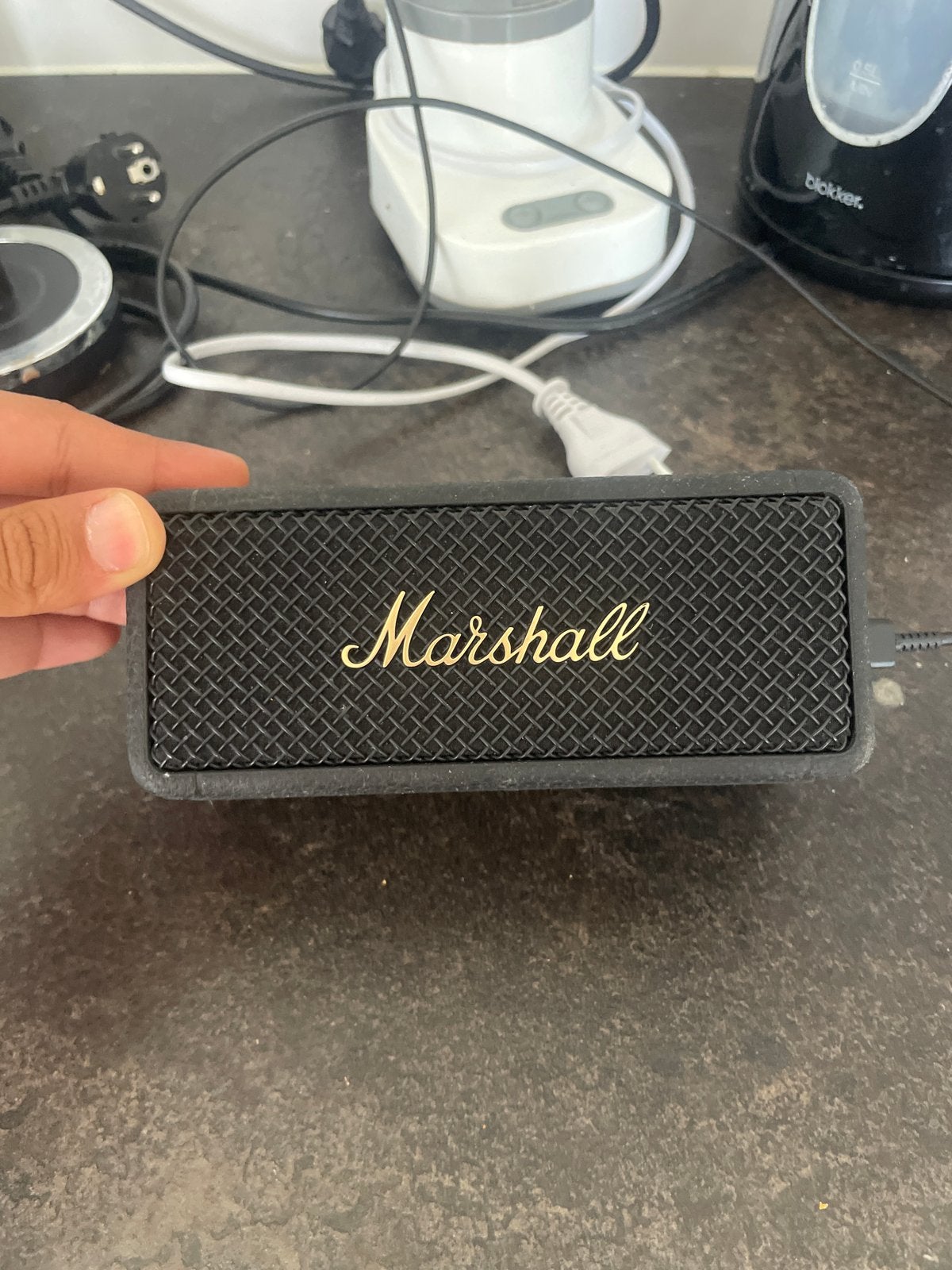 Marshall Emberton Draagbare Bluetooth Speaker, Overige merken, Ophalen of Verzenden, Zo goed als nieuw, Draagbare speaker