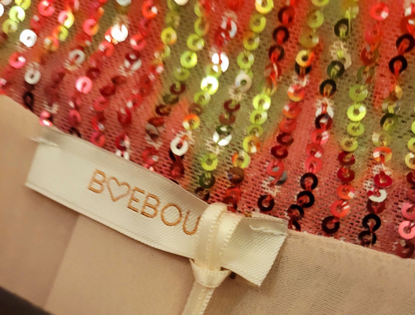 BOEBOU pailletten jurk/tuniek, One Size, Nieuw met kaartje, Maat 38/40 (M), BOEBOU, Nieuw, Ophalen of Verzenden