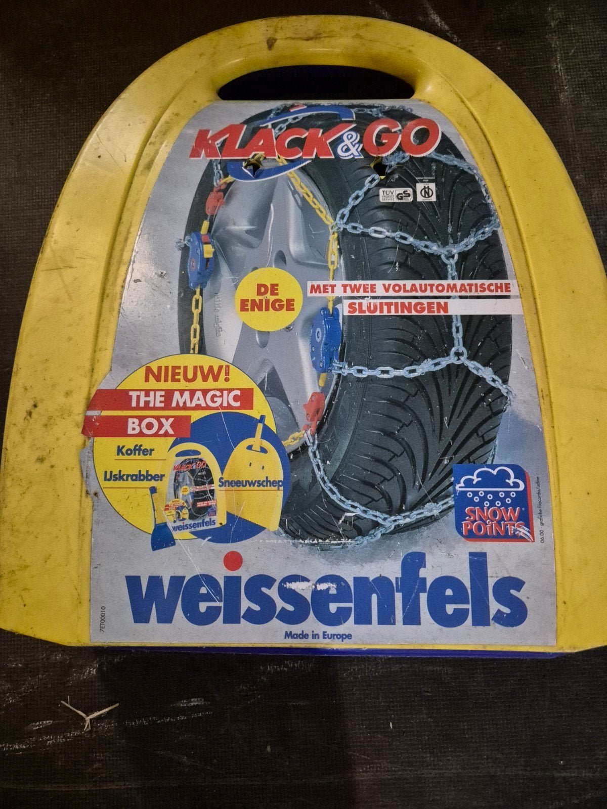 Weissenfels Klack & Go Sneeuwkettingen, Ophalen, Zo goed als nieuw