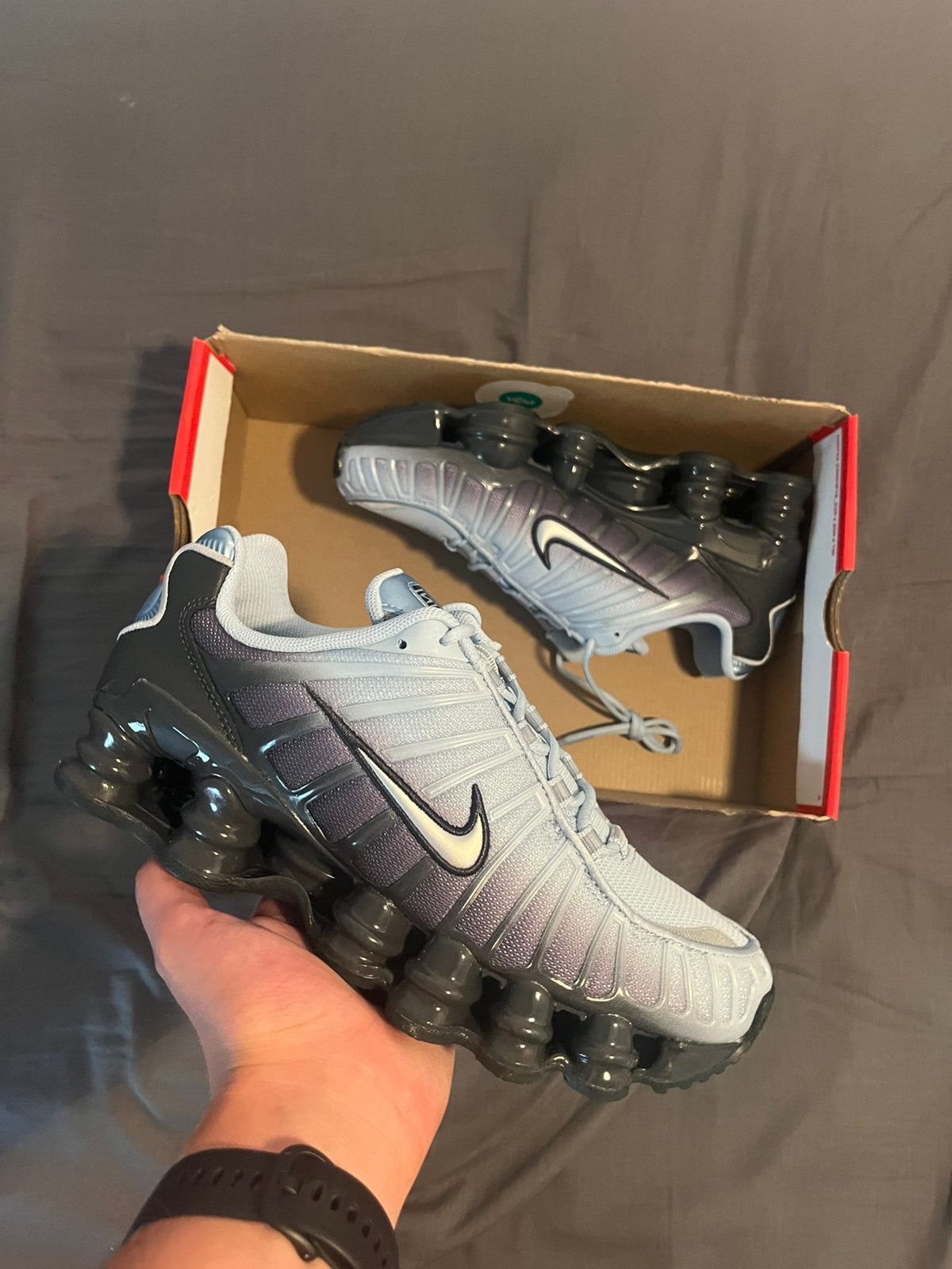 Nike Shox TL Blauw - Maat 35.5 en 38, Kleding | Dames, Schoenen, Ophalen of Verzenden, Nieuw, Blauw, Sneakers of Gympen
