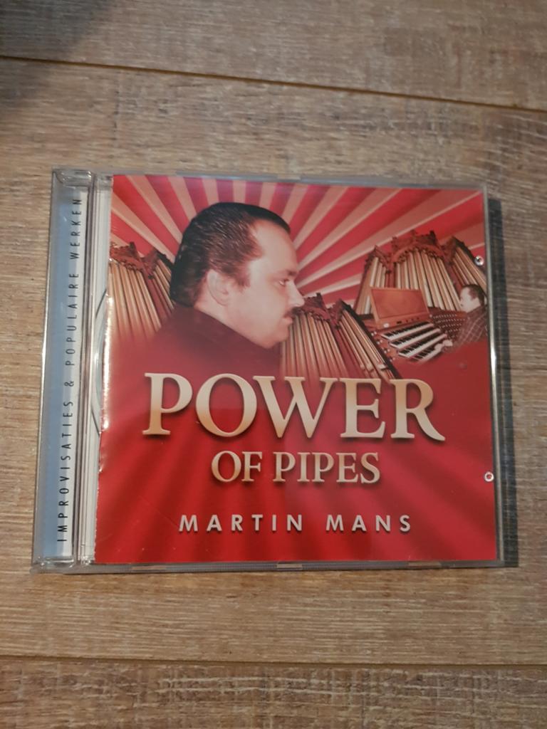 CD Martin Mans - Power of Pipes (Orgelimprovisaties), Ophalen of Verzenden, Modernisme tot heden, Zo goed als nieuw, Overige typen