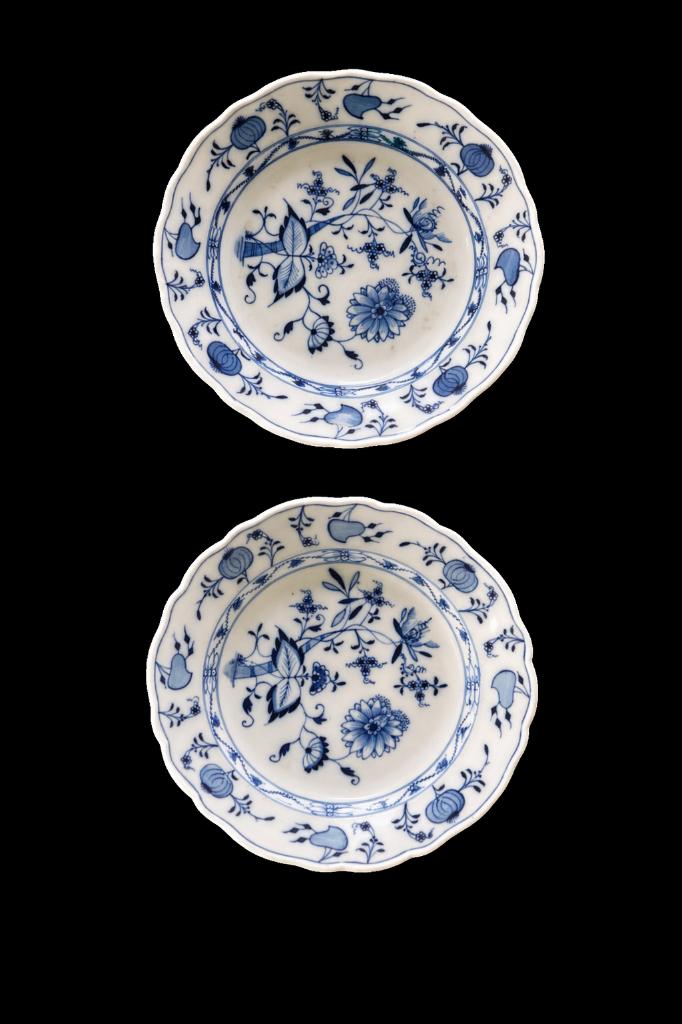 2 x meissen dinnerborden, Antiek en Kunst, Ophalen of Verzenden