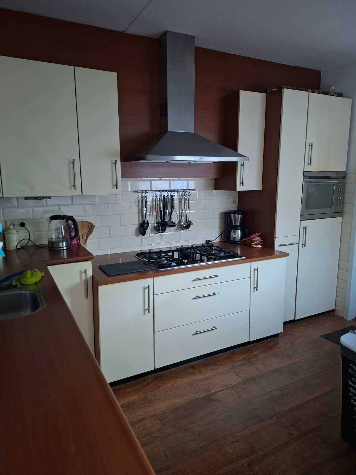 Gezocht hoekkeuken, Ophalen of Verzenden, Wit, Hoekkeuken