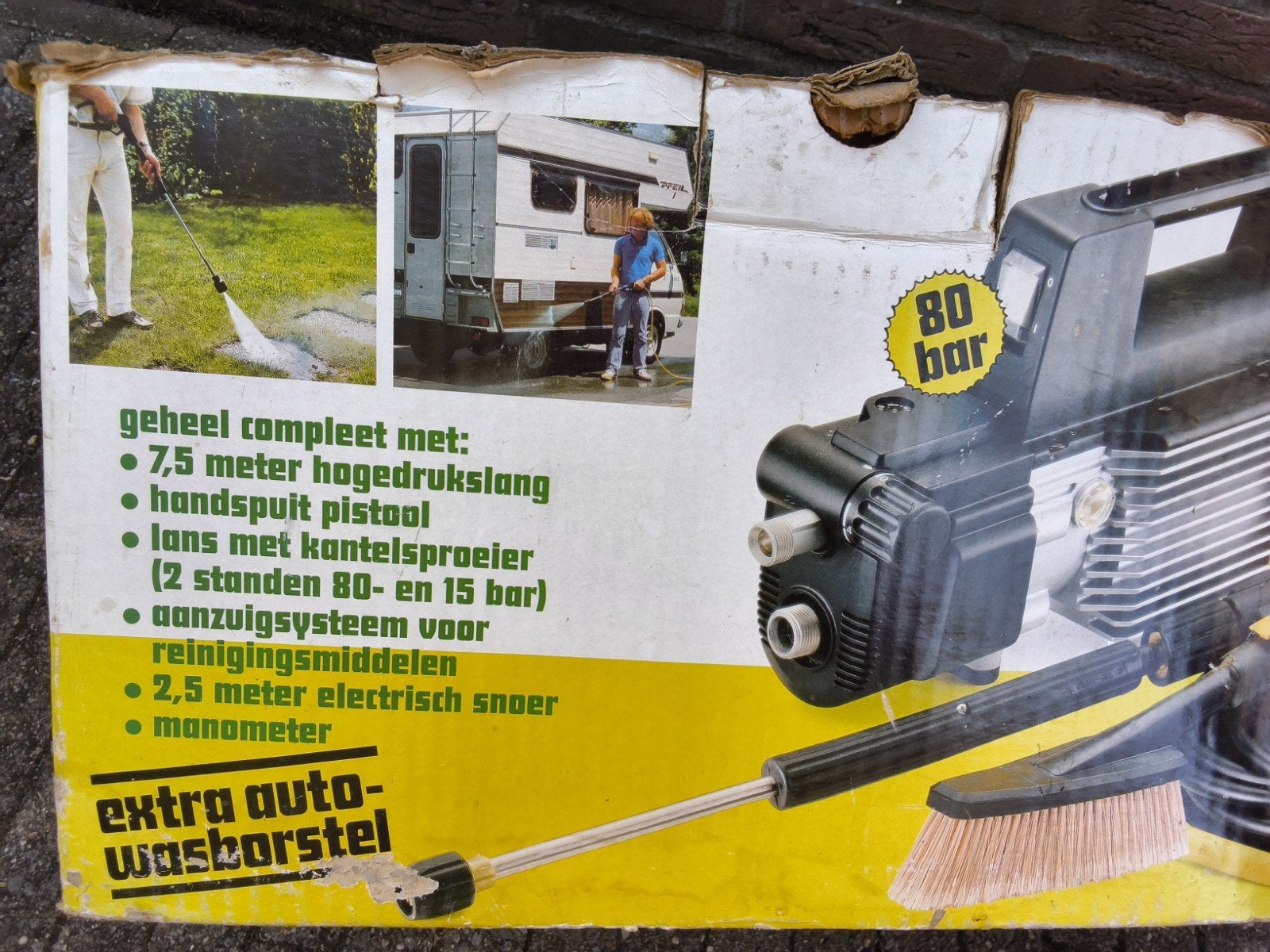 Hogedrukspuit - Werkt goed, wegens overcompleet, Ophalen, Gebruikt, Elektrisch, Onbekend