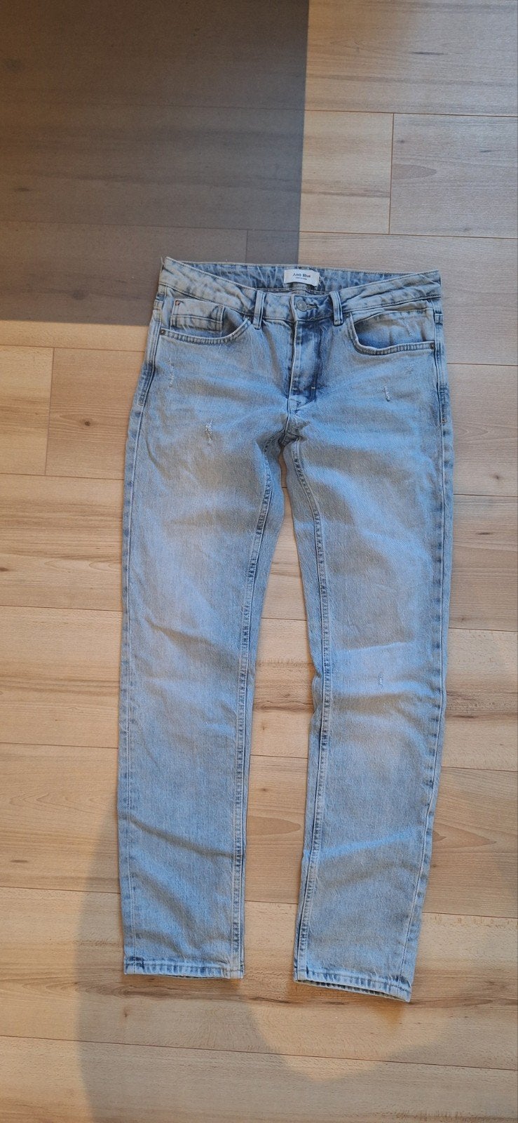 anti blue jeans maat 31-34, Blauw, W32 (confectie 46) of kleiner, Ophalen of Verzenden, Zo goed als nieuw