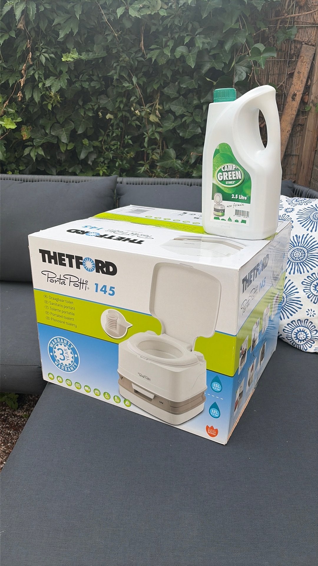 Therford - Porta potti 145 NIEUW IN DOOS, Caravans en Kamperen, Caravan accessoires, Ophalen, Nieuw