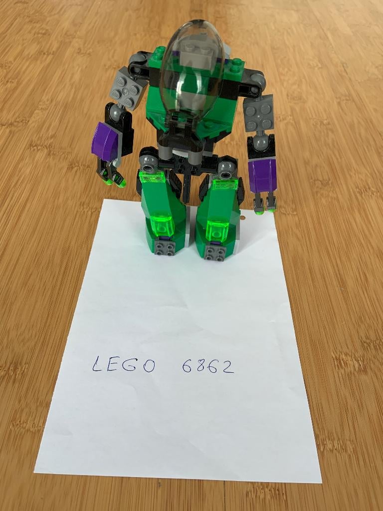 LEGO 6862 Superman vs. Power Armour Lex, Lego, Ophalen of Verzenden, Zo goed als nieuw, Disney