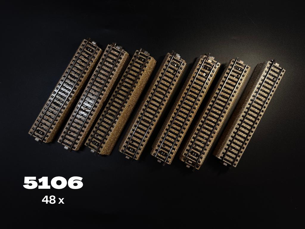 Grote partij Marklin M-Rails + wissels + accessoires, Wisselstroom, Gebruikt, Rails, Ophalen of Verzenden